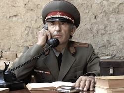 WWII  Officer Stock Footage