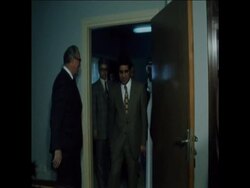 SYND 24-4-74 FOREIGN MINISTER OF QATAR MEETS JORDANIAN LEADERS News Clip