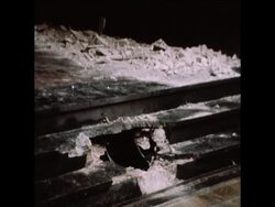 SYND 28 8 76 BOMB DAMAGE IN SYNAGOGUE News Clip