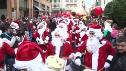 CLEAN : Santa Claus parade to open the Christmas market News Clip