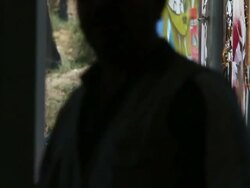 Hezbollah fighter sits on truck in funeral procession Stock Footage