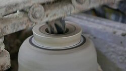 Clay Pottery Potter Craft Stock Footage