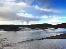 River in Tibet Stock Footage