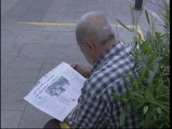 Israeli hit on State Radio station, rubble, repairs, voxpops News Clip