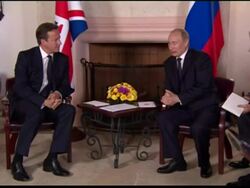 David Cameron meets Vladimir Putin at the G20 News Clip