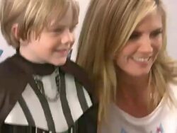 Max Page, Heidi Klum at the Heidi Klum & Jamie Lee Curtis Join Children's Hospital Los Angeles For 5K Walk Street Party & Lighting Ceremony at Los Angeles CA. (Footage by WireImage Video/GettyImages) Stock Footage