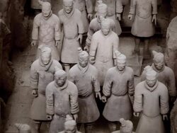 Army of Terracotta Warriors, Xi'an China Stock Footage