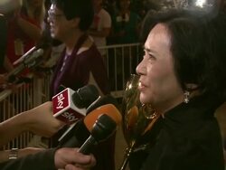 INTERVIEW: Deannie Ip on winning at the Golden Lion Award Reactions: Venice Film Festival 2011 at Venice . (Footage by WireImage Video/Getty Images Entertainment Video) Stock Footage