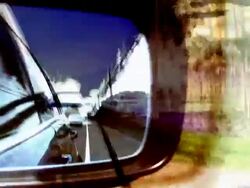 REAR-VIEW MIRROR Stock Footage