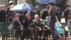 RAF flypast to mark the 75th anniversary of the Battle of Britain. News Clip