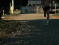 Runner Legs Stock Footage