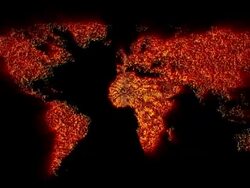 Binary Code World C Stock Footage