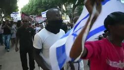 CLEAN : Hundreds of Ethiopian Jews protest in Israel News Clip