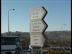 WEST BANK: JEWISH SETTLERS BLOCK ROADS IN ANGRY PROTEST News Clip