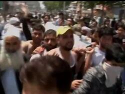 Indian troops fired on hundreds of demonstrators who tried to torch a paramilitary bunker in Kashmir on Sunday, killing one person and wounding at least five, police said. More were injured in subsequent clashes Instructional Video