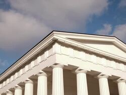 Greek Architecture - Time Lapse Stock Footage