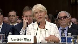 Helen Mirren Testifies in Senate Hearing News Clip