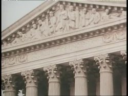 The American flag flies over the Supreme Court building in Washington, D.C. News Clip