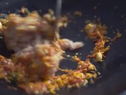 Thai Food Cooking Stock Footage