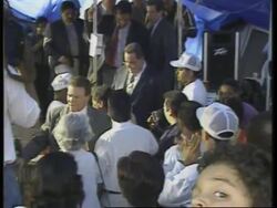 USA: FLORIDA: NICARAGUAN PRESIDENT ARNOLDO ALEMAN VISIT News Clip