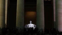 Lincoln Memorial, Washington DC, USA. Stock Footage