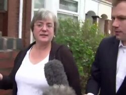 Mary Bale leaves her house News Clip