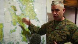 US military begins running 24-hour relief operation News Clip