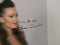 Kyle Richards at the NBC Universal's 68th Annual Golden Globes After Party at Beverly Hills CA. (Footage by WireImage Video/GettyImages) Stock Footage