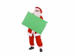 HD: Santa Claus Advertising Stock Footage