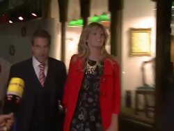 Ben Fogle, Marina Fogle at 'Celebrate' by Pipa Middleton Book Launch at Daunt Books on October 25, 2012 in London, England (Footage by WireImage Video/Getty Images) Stock Footage