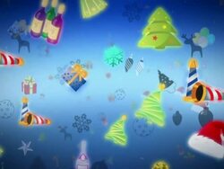 Background with Christmas Collection Stock Footage