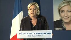 CLEAN : Paris attack: Marine Le Pen decries monstrous ideology News Clip
