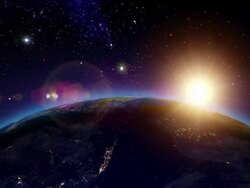 Sunrise over Australia Stock Footage