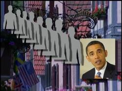 Barack Obama in traditional German lederhosen? It may be hard to imagine, but researchers in the U.S. say they have located documents that prove the president has German roots dating to the 1700s. News Clip