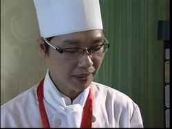 Chefs compete in a culinary competition and show off their talent with food News Clip