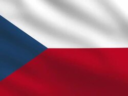 Czech Flag Stock Footage