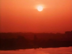 Sunset Over Havana Stock Footage
