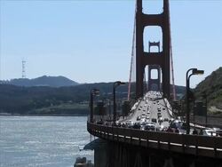 Golden Gate Bridge (NTSC) Stock Footage