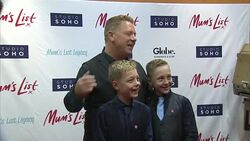 The Greene family pose together at 'Mum's List' film premiere News Clip