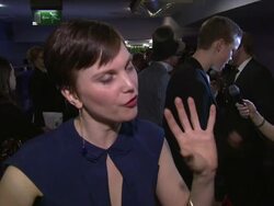 INTERVIEW: Liz White on her first impressions on a script and working on a set at Wild Bill UK Premiere at the Cineworld Haymarket on March 20, 2012 in London, England (Foootage by Getty/Wire) Stock Footage