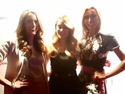 Louise Roe, Lauren Conrad, and Giuliana Rancic Stock Footage