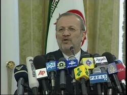 Iranian FM Mottaki meets Bahrain FM, comment on US and Iraq Instructional Video