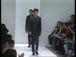 USA: NEW YORK: CALVIN KLEIN UNVEILS LATEST MEN'S WEAR COLLECTION News Clip