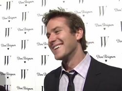 INTERVIEW: Armie Hammer on the Social Network's Critic's Choice win at the W Magazine Celebrates The Best Performances Issue And The Golden Globe Awards at Los Angeles CA. (Footage by WireImage Video/GettyImages) Stock Footage