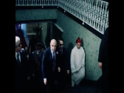 synd 1 2 77 IRANIAN PRIME MINISTER HOVEIDA MEETS MOROCCAN PRIME MINISTER OSMAN IN RABAT News Clip