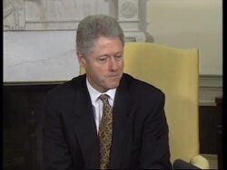 USA: REACTION TO PRESIDENT CLINTON AND ISREALI PM NETANYAHU'S MEETING News Clip