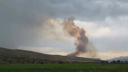 Fire In Oregon Stock Footage