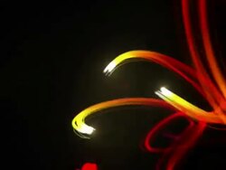 Light Streaks Background Loop - Fiery Red (Full HD) Stock Footage