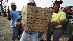 CLEAN: Anglo American halts platinum work at S.Africa's Rustenburg News Clip