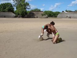 Kamayura Tribe Of The Xingu Indian Reserve Stock Footage